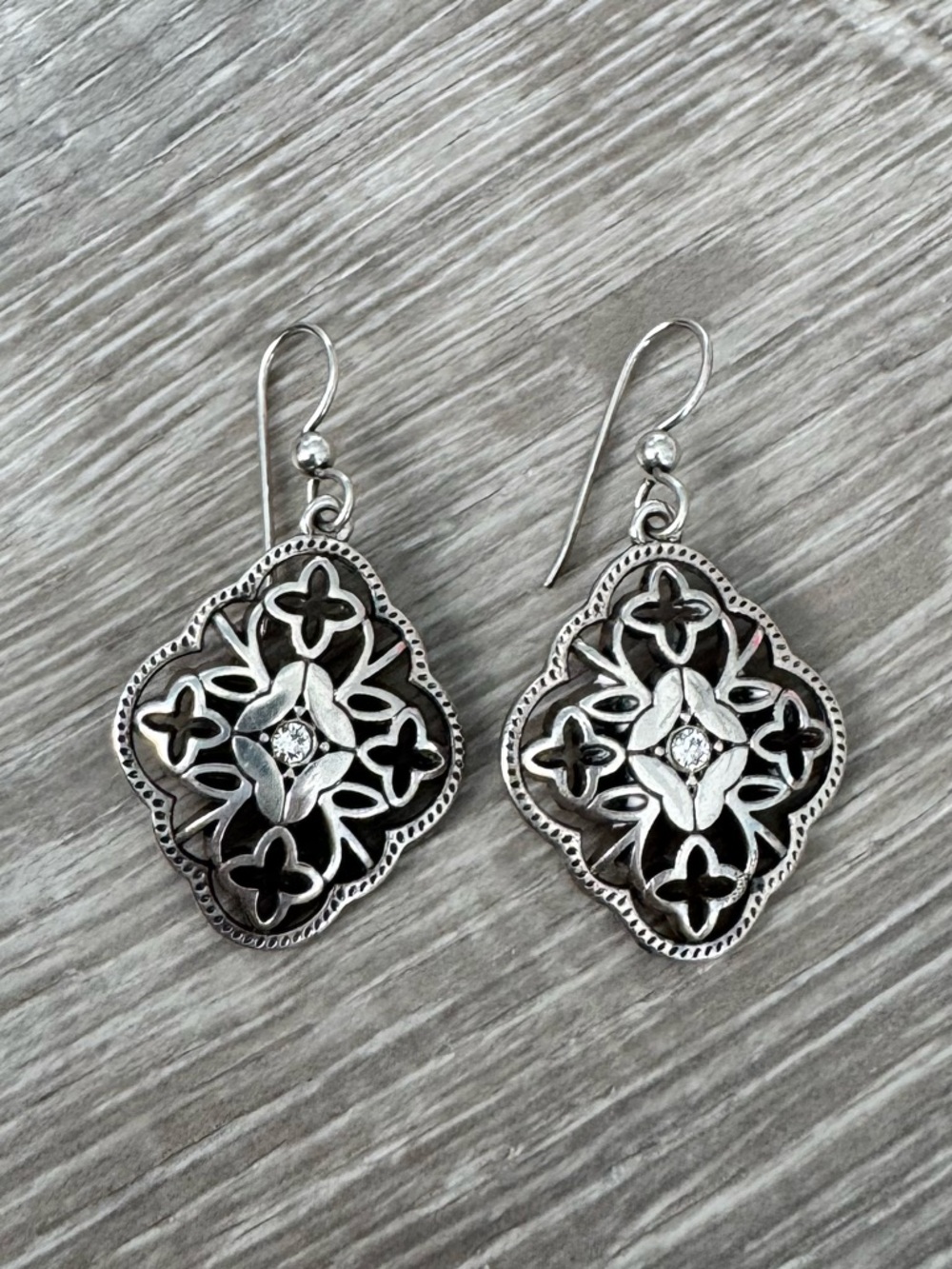 🩷 BRIGHTON Retired Bella Roma French Wire Earrings - Picture 4 of 5